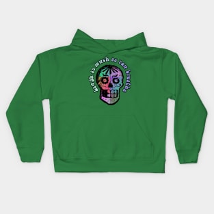 Sugar Skull Design 1 Kids Hoodie